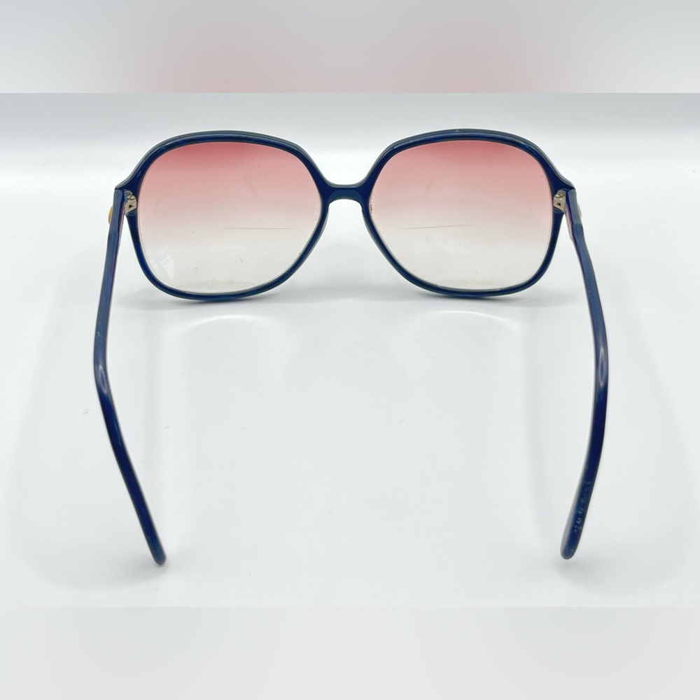 Vintage Landolfi 5095 Navy Blue Oval Sunglasses Frames Only - Picture 6 of 8